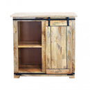 Mobile Wystan 90x45x90 h cm in Legno Marrone-4