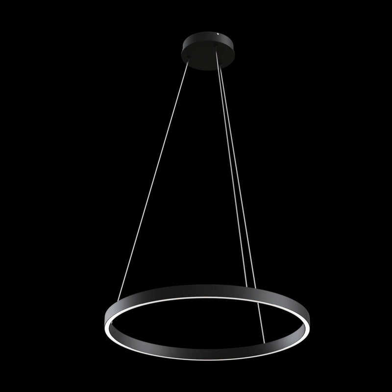 Lampada pendente Modern in Alluminio Rim Nero-2