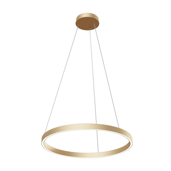 sconto Lampada pendente Modern in Alluminio Rim Ottone