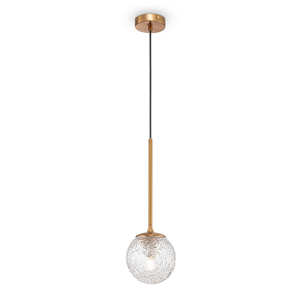 Lampada pendente Modern in Metallo Ligero Ottone online