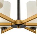 Lampadario Modern in Metallo Fortano Ottone-2