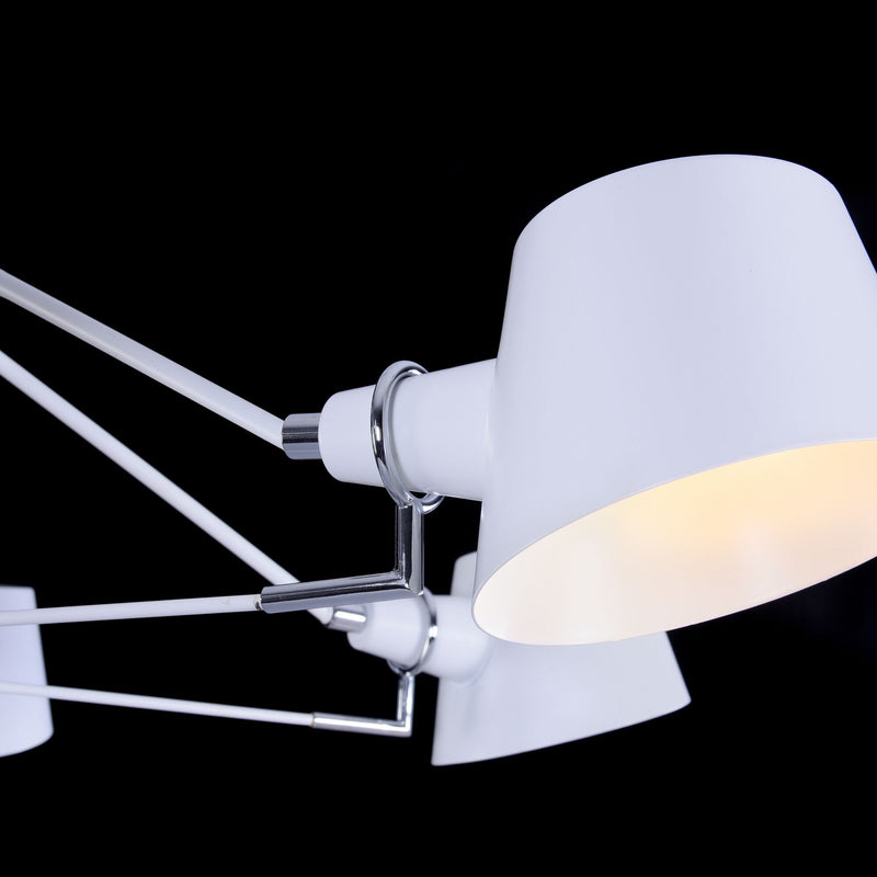 Lampadario Modern in Metallo Abigail Bianco-6