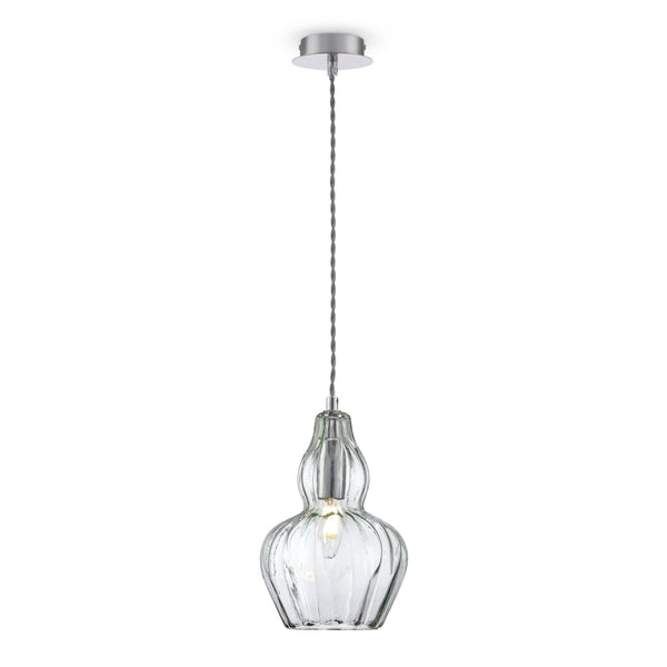 acquista Lampada pendente Pendant in Metallo Eustoma Nickel