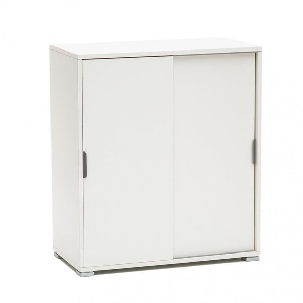 prezzo Mobiletto 2 Ante Scorrevoli 75x38x85 h cm in Truciolare bilaminato Bianca