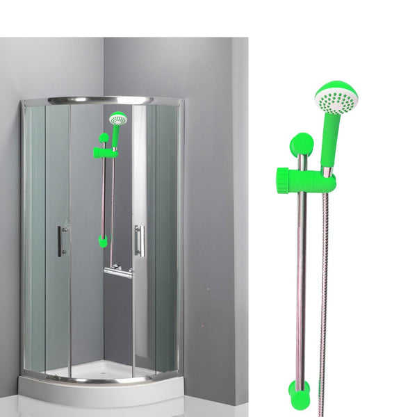 acquista Asta saliscendi doccia regolabile 53 cm con doccino monogetto Verde