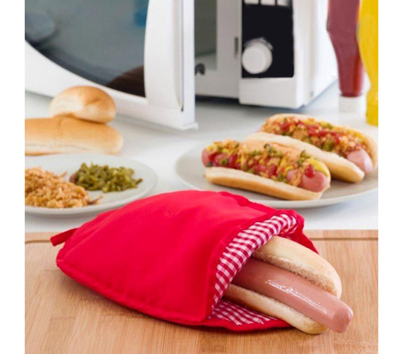 Sacco Cuoci Hot Dog per microonde 28x19 cm in Materiale Atossico