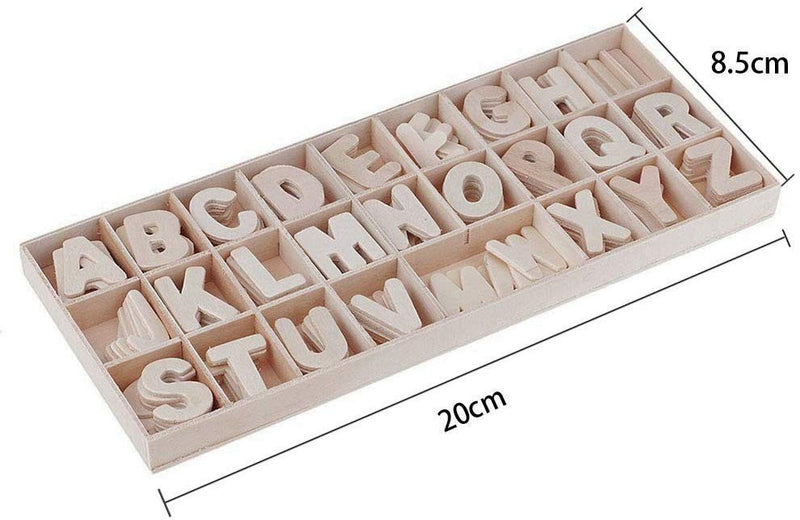 Set lettere in legno L - Mondo Fai da Te