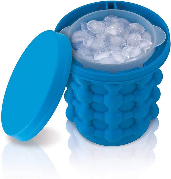 online Secchiello in silicone per ghiaccio ice genie doppio utilizzo