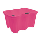 Fioriera da balcone 37x28x20cm in plastica polipropilene Fucsia-1