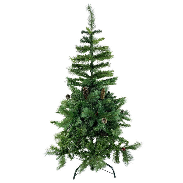 Albero di Natale 150H cm 504 Rami Pieghevoli in PVC Abete Artificiale online