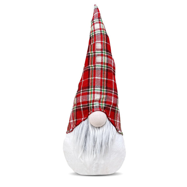 Gnomo di Natale H45 cm con Luce Bianco con Cappello Scozzese acquista