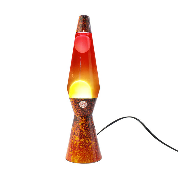 sconto Lampada Lava Lamp 40cm Base Fantasia Volcano e Magma Rosso