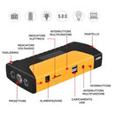 Jump Starter per Auto 50800mAh Kit con Compressore Cavi Torcia Power Bank-4