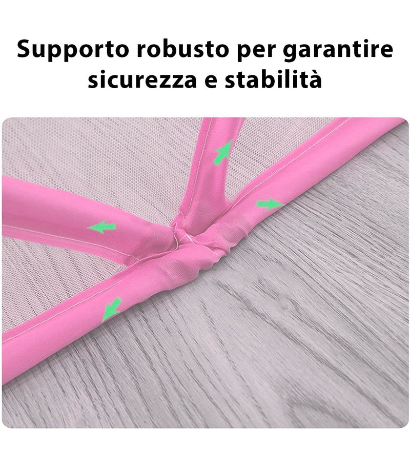 Zanzariera per Letto Pieghevole 190x135 cm Esagonale a Rete Nylon Blu –  acquista su Giordano Shop