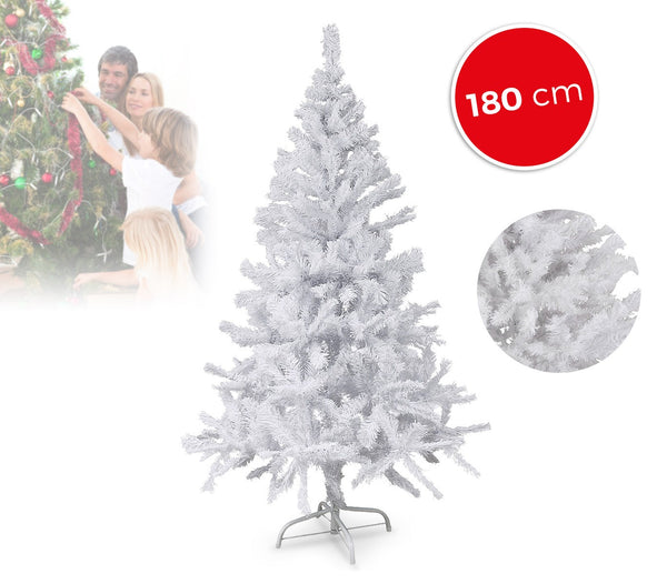 prezzo Albero di Natale Artificiale 536 Punte 180 cm Bianco