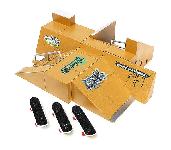 prezzo Fingerboard per Bambini 35x14 cm con Mini Skate Park in Plastica