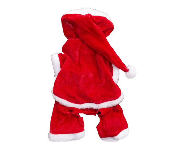 prezzo Vestito Babbo Natale per Cani in Poliestere Rosso