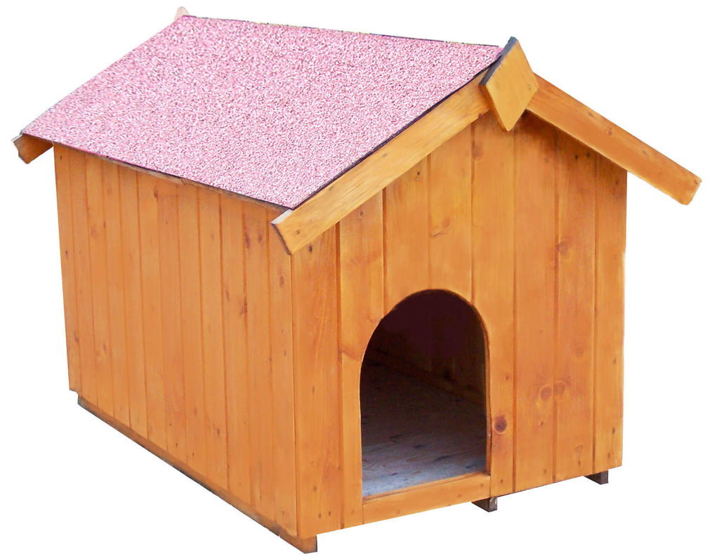 Cuccia per Cani Taglia Piccola 70x110x75 cm in Legno Massello