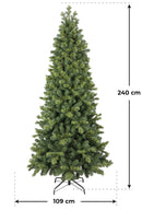 Albero di Natale Artificiale 240 cm 1297 Rami Nevada Verde-2