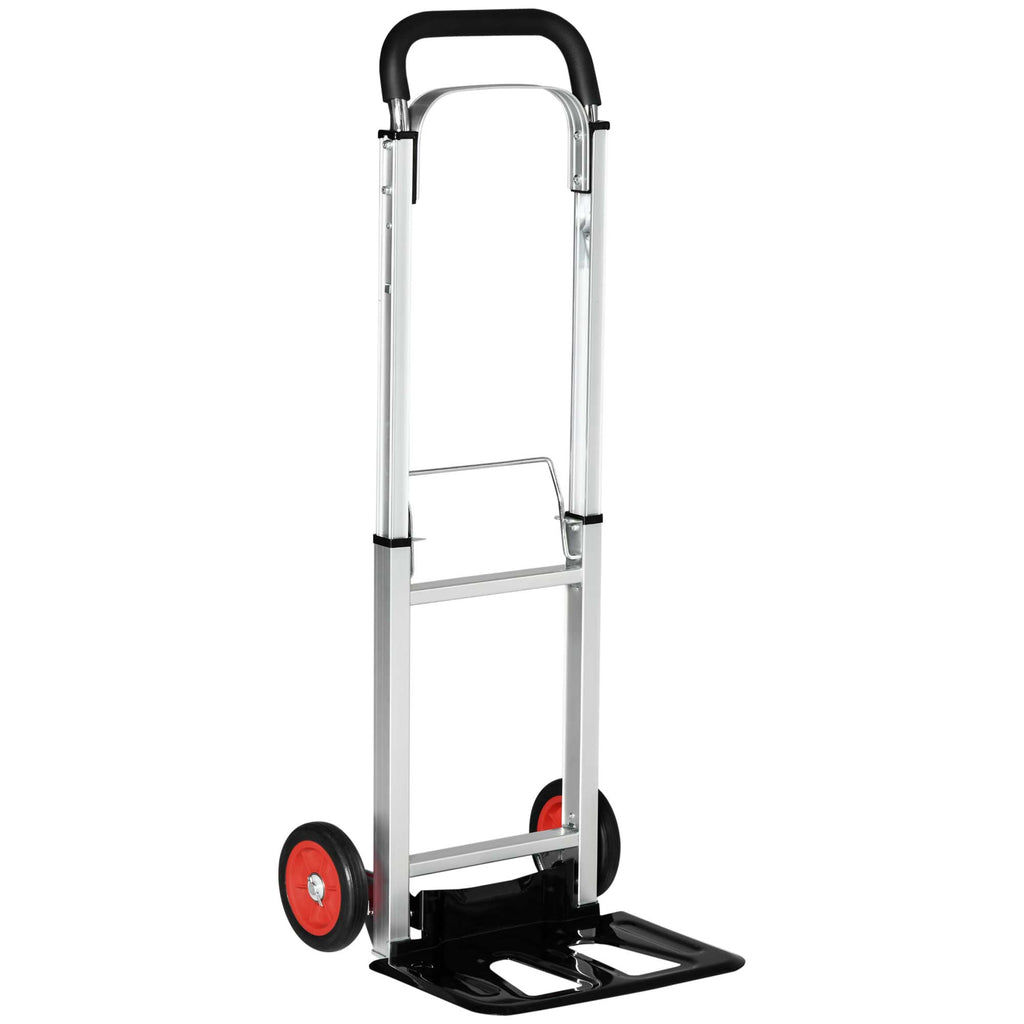 Carrello Portapacchi Pieghevole 40x41x107 cm 2 Ruote in EVA in Alluminio e  Acciaio – acquista su Giordano Shop