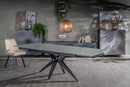 Tavolo Allungabile 160/240x90x76 cm in Ceramica Match 2 Grigio Opaco-2