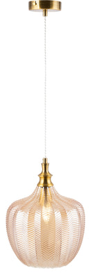 Lampada pendente Pendant in Metallo Festa Ottone