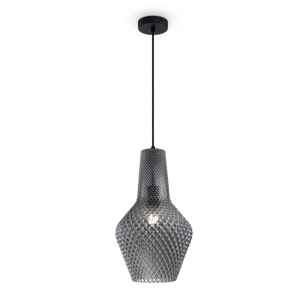 Lampada pendente Pendant in Metallo Tommy Nero sconto