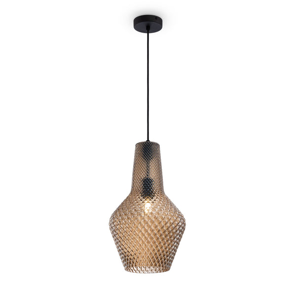 Lampada pendente Pendant in Metallo Tommy Nero sconto