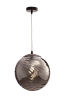 Lampada pendente Pendant in Metallo Dunas Opaco Nero-1