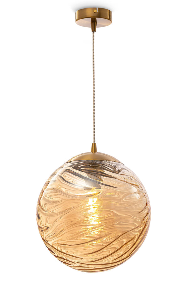 acquista Lampada pendente Pendant in Metallo Dunas Ottone