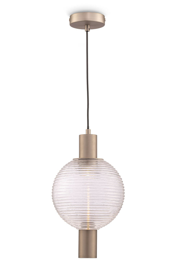 acquista Lampada pendente Pendant in Metallo Rueca Nickel