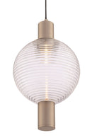 Lampada pendente Pendant in Metallo Rueca Nickel-3