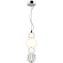 Lampada pendente Pendant in Metallo Collar Cromo-1