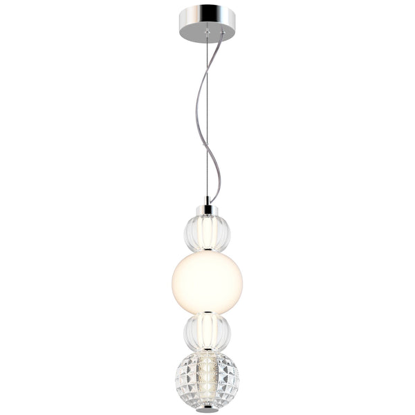 Lampada pendente Pendant in Metallo Collar Cromo acquista