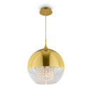 Lampada pendente Pendant in Metallo Fermi Oro-1