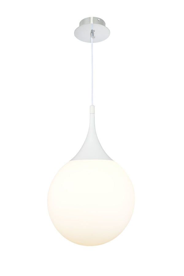 sconto Lampada pendente Pendant in Metallo Dewdrop Bianco