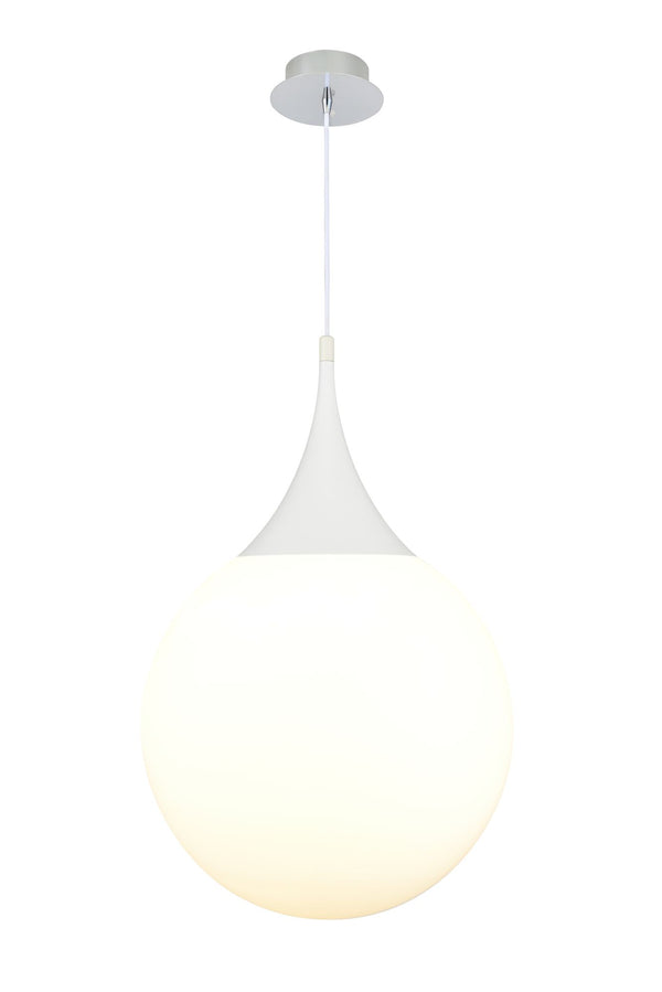 online Lampada pendente Pendant in Metallo Dewdrop Bianco