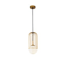 Lampada pendente Pendant in Metallo Telford Oro-1