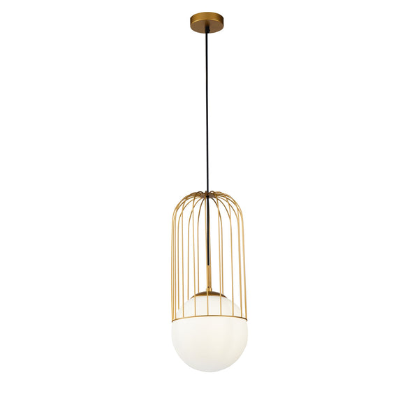 Lampada pendente Pendant in Metallo Telford Oro online