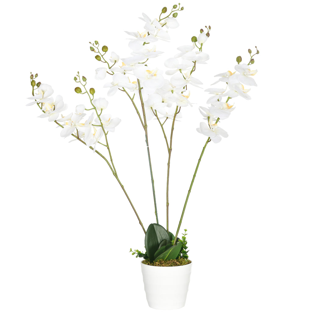 Orchidea Artificiali con Vaso Altezza 43 cm Bianco – acquista su Giordano  Shop