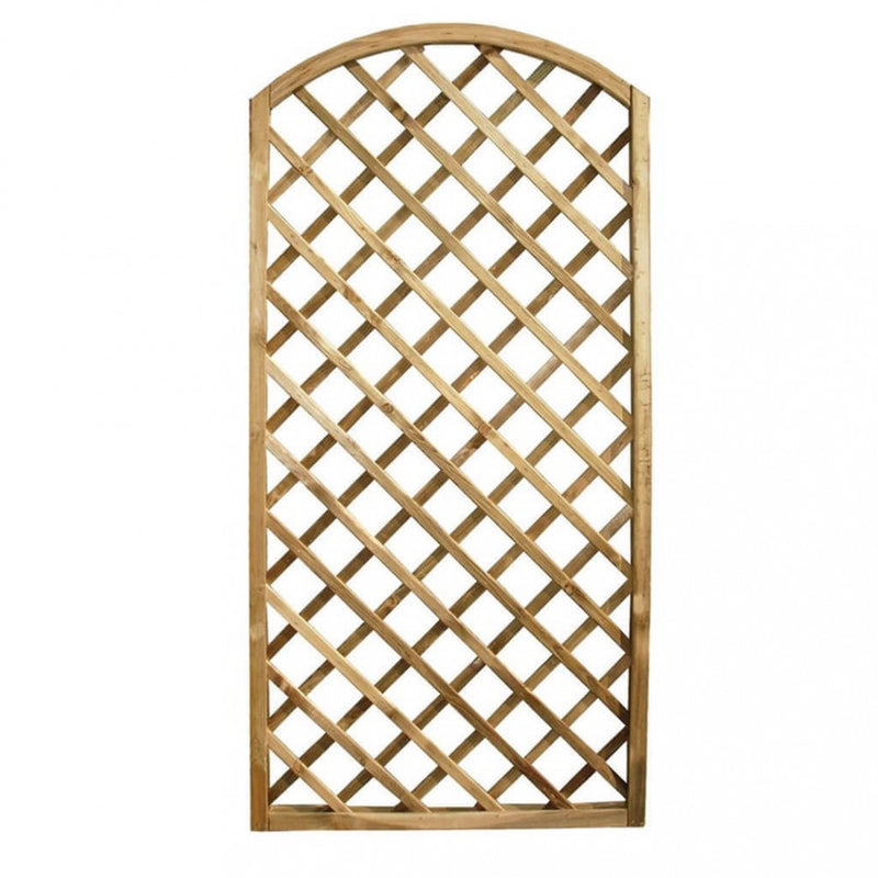 Griglia Arco da Giardino 90x180 cm in Legno-2