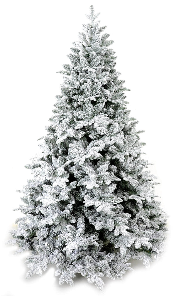 Albero di Natale Artificiale Innevato  Priapo Verde Varie Misure prezzo