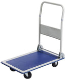 Carrello Pieghevole da Trasporto 150 Kg in Acciaio Blu-1