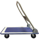 Carrello Pieghevole da Trasporto 150 Kg in Acciaio Blu-3