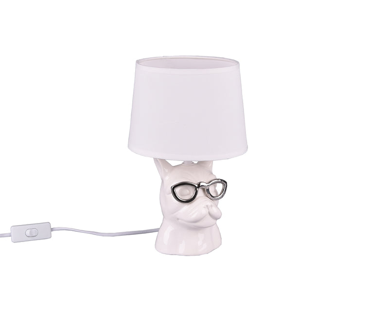 Lampada tavolo da Interno  E14 in Ceramica Bianco-2