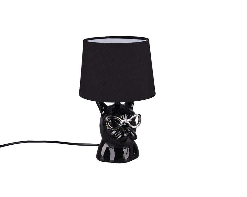 Lampada tavolo da Interno  E14 in Ceramica Nero-2