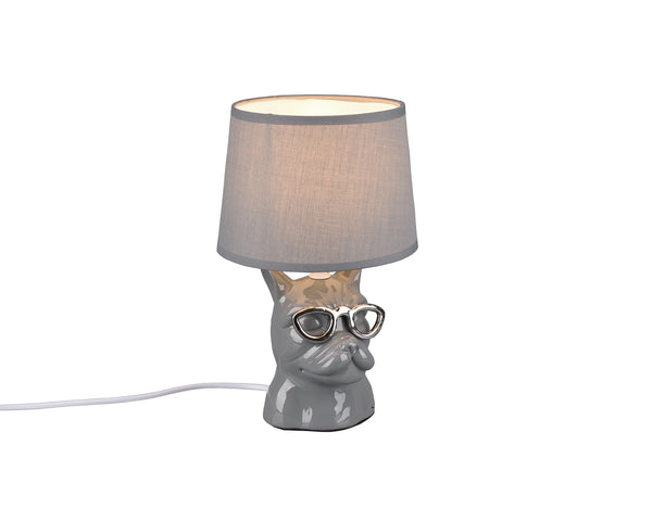 online Lampada tavolo da Interno  E14 in Ceramica Grigio