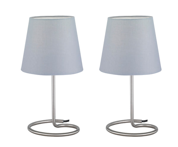 sconto Lampada tavolo da Interno  E14 in Metallo Nickel Opaco