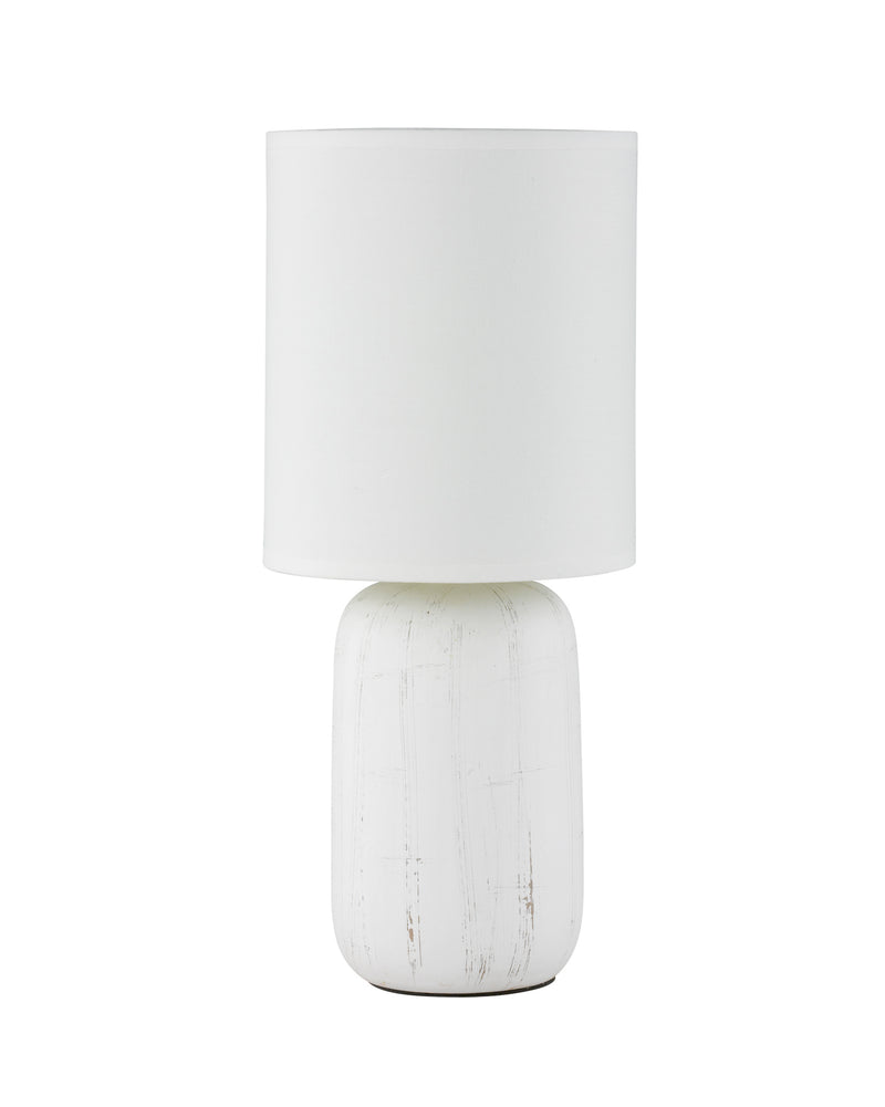 Lampada tavolo da Interno  E14 in Ceramica Bianco-1