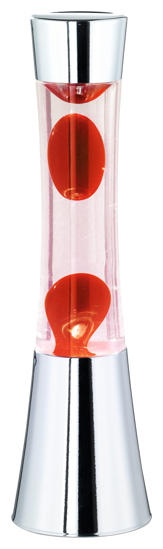 sconto Lampada Lava Lamp da Interno H 40 in Metallo Cromo